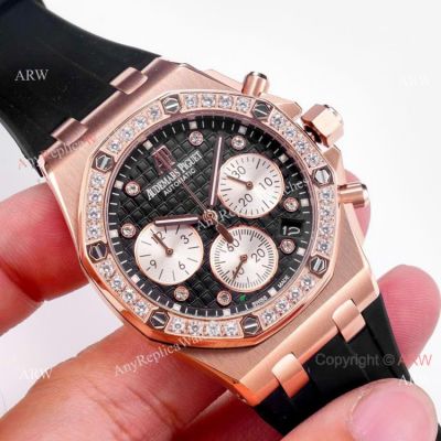 Audemars Piguet Copy Watches Royal Oak Offshore Watches Rose Gold Diamond